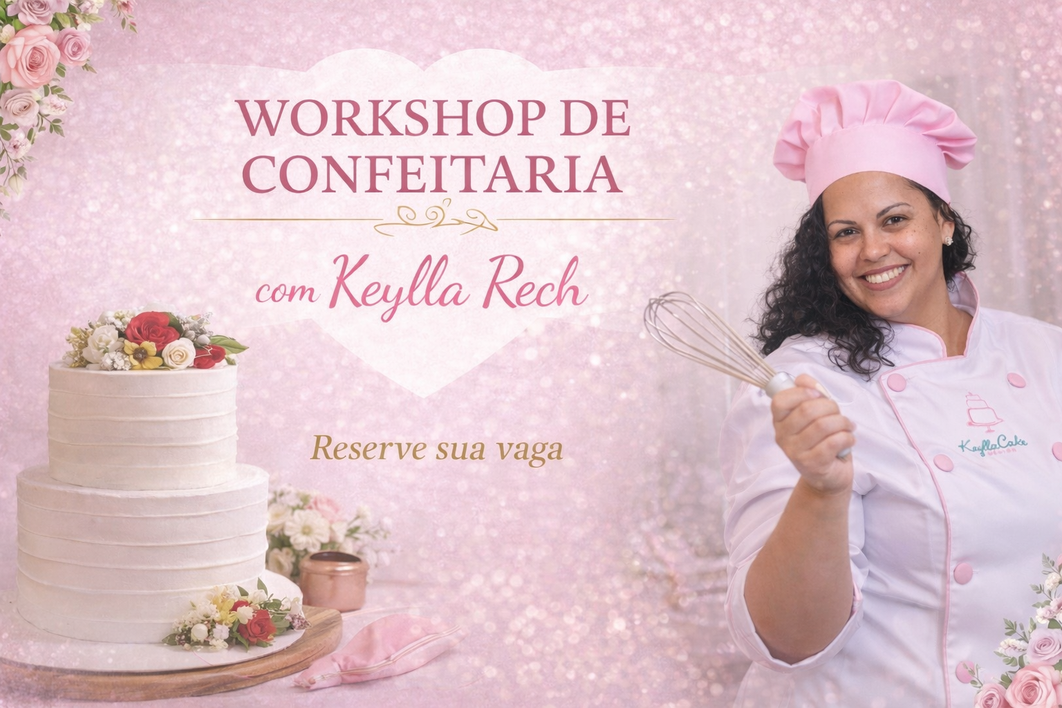 Workshop de Confeitaria Keylla Rech