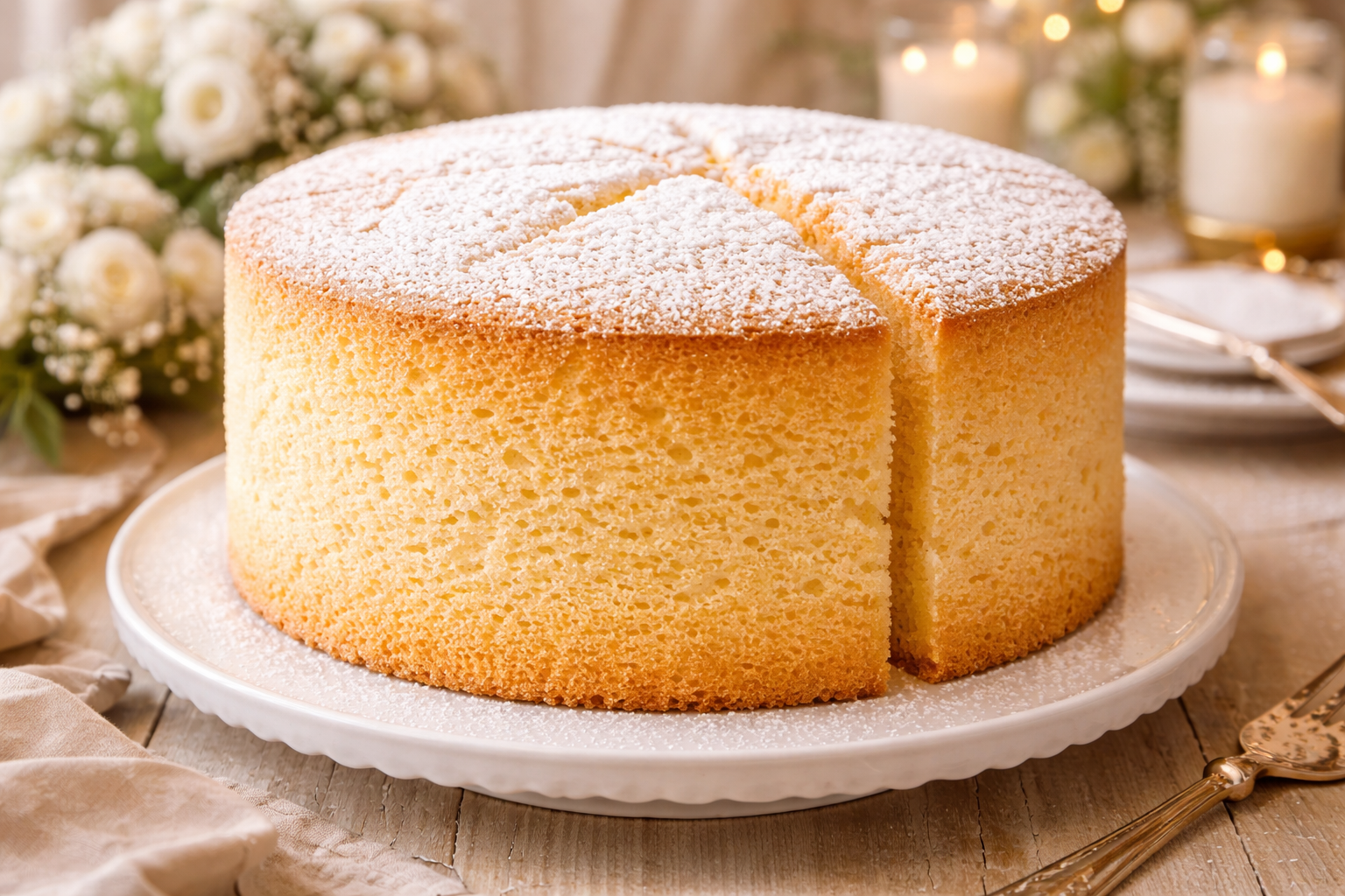Pão de Ló Estabilizado