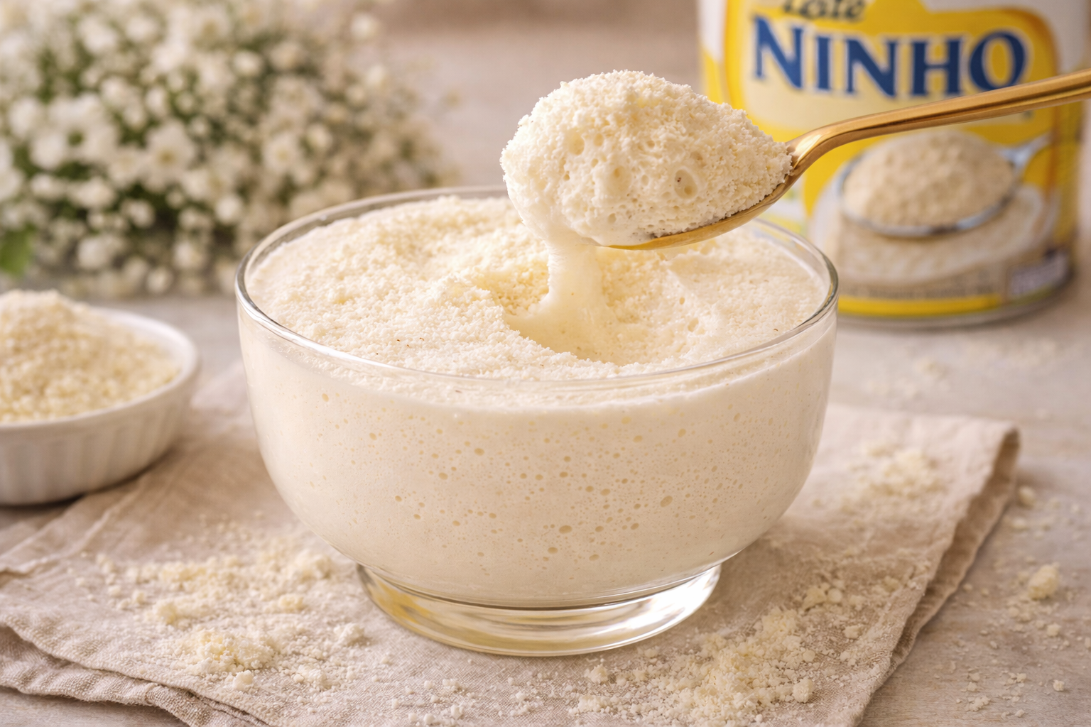 Mousse Trufada de Leite Ninho